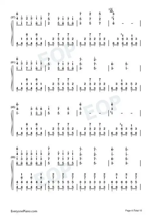 battle against a true hero-传说之下ost-undertale ost双手简谱预览