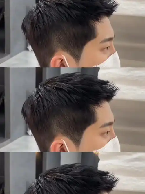 男孩子一定要尝试的发型——摩根短碎