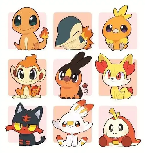 宝可梦q版御三家