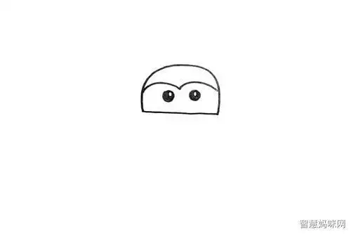 五步画出可爱的乐迪简笔画