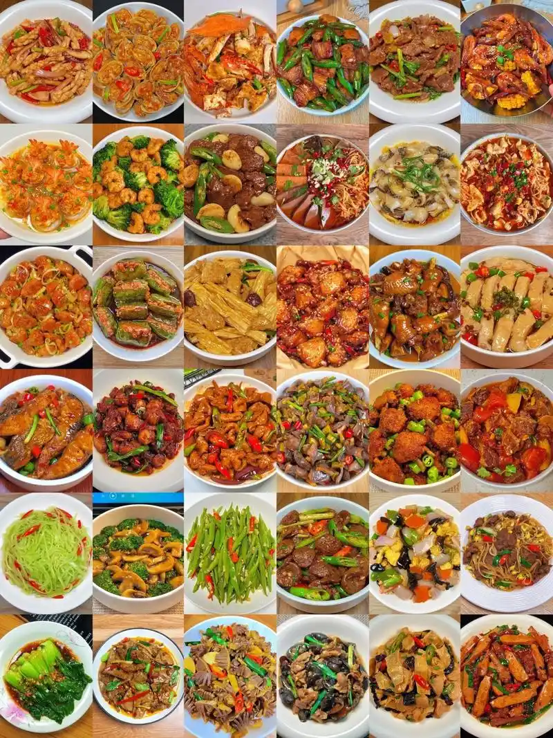 2023年的年夜饭菜谱提前准备好了  分享36道家常菜的做法 - 抖音