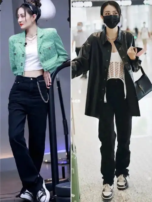 徐璐2021年私服,简简单单就很好看_徐璐_私服穿搭_女明星_ootd_徐璐