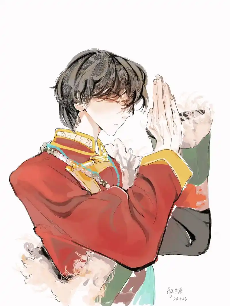 生日快乐!#肖宇梁 #肖宇梁张起灵 #画画 - 抖音