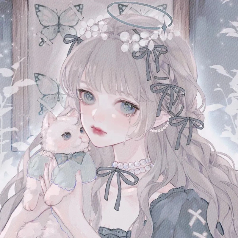 唯美古风动漫女生头像|真正的喜欢,是想要有以后的