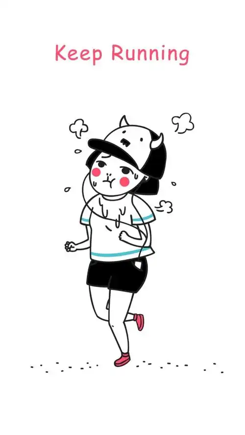 跑步_ 动漫&漫画 卡通[图片专辑] _ 图片网