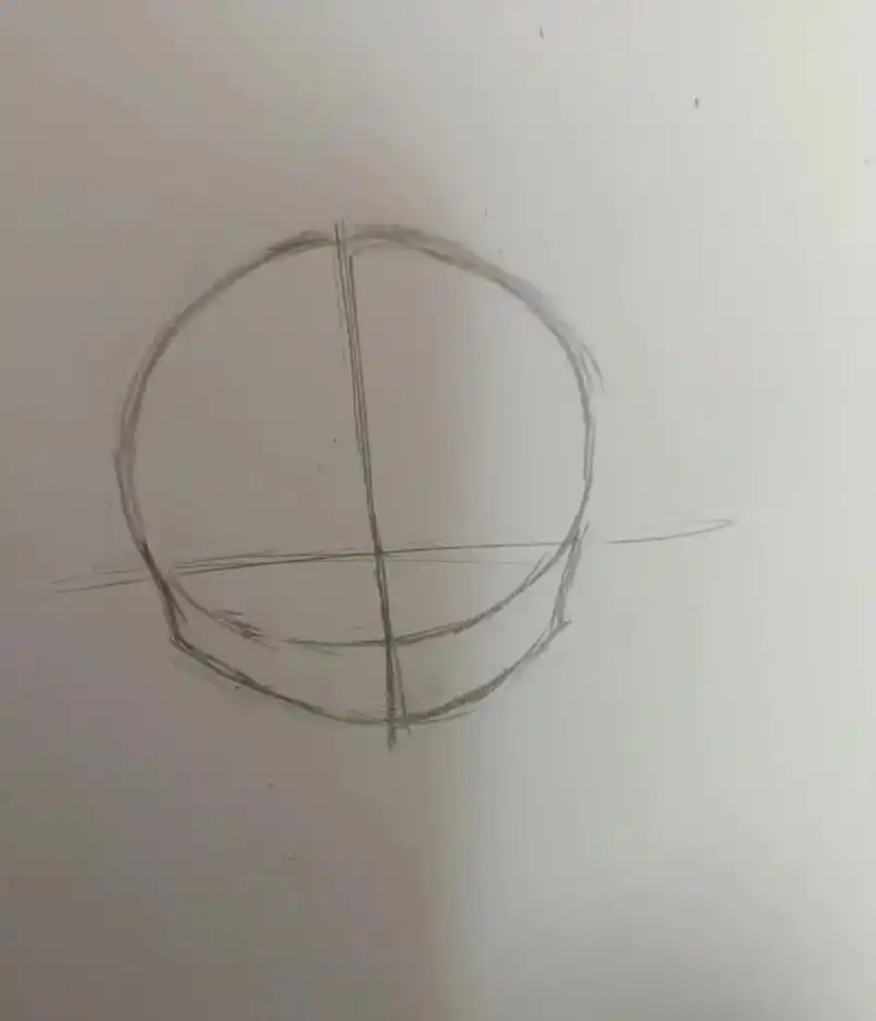 一个漫画q版脑壳的步骤.#手绘 #q版 #铅笔稿 #q版人物 - 抖音