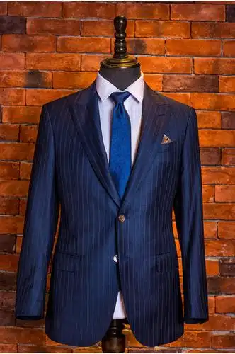 丁和江【客照】——男士深蓝色商务西服