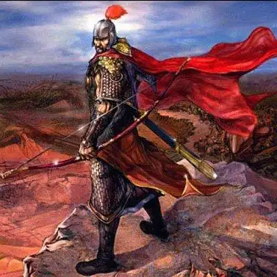 上阵杀敌,威风八面之大将军.