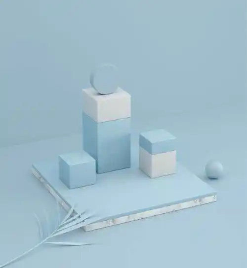 电商海报3d几何形状场景背景设计素材