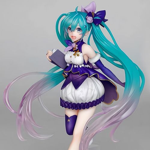 动漫手办 初音未来 冬服 礼服初音 可爱少女盒装汽车桌面摆件模型