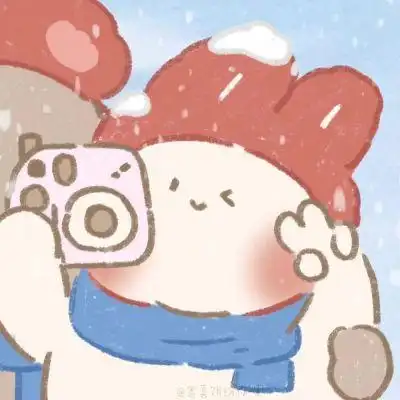 可爱卡通呆萌cp头像情侣超个性的情侣微信头像图片大全