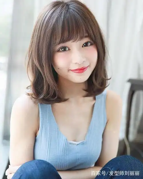 16款减龄,瘦脸,显年轻的"齐肩"发型带点色彩,更好看!