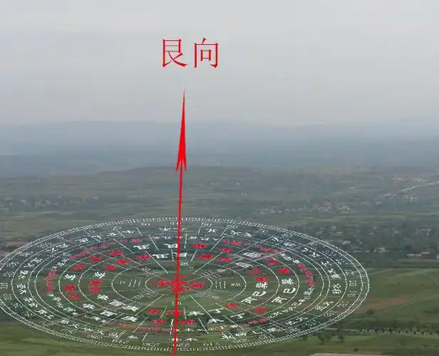 武则天墓乾陵风水图文