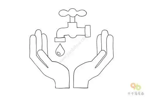 水简笔画图片 矿泉水简笔画图片