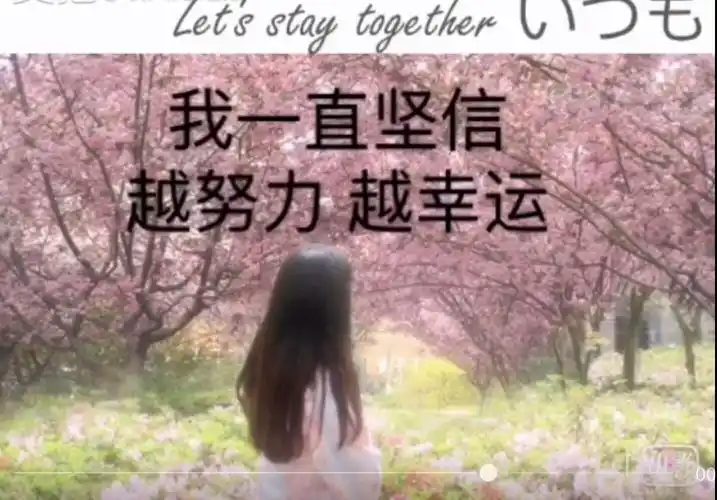 越努力越幸福,图片文字