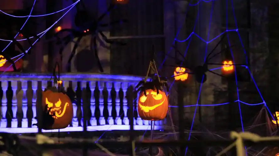 美国新奥尔良:民居变身"鬼怪庄园"迎接万圣节