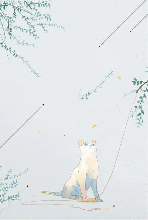 小清新新品上市促销海报背景素材