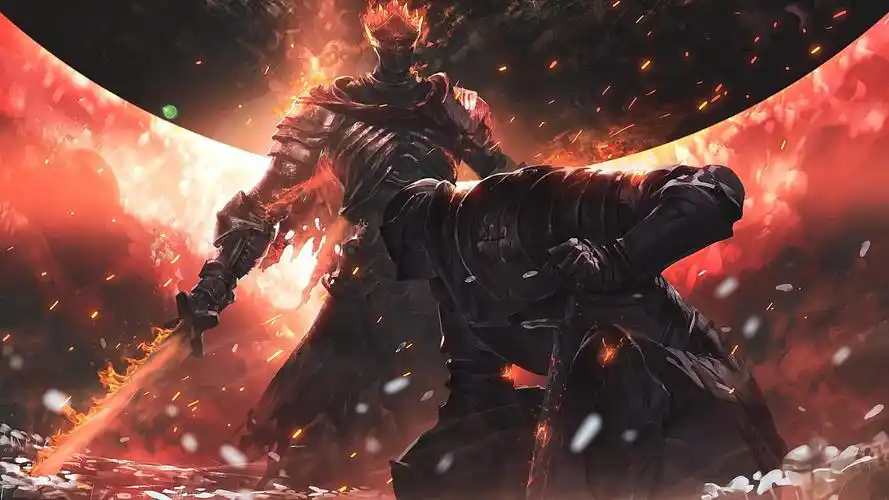 「动态壁纸推荐」黑暗之魂:火之将熄,然位不见王影