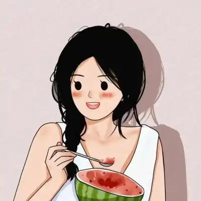 动漫情侣分开一男一女,对爱的人永远都是关心-动漫头像