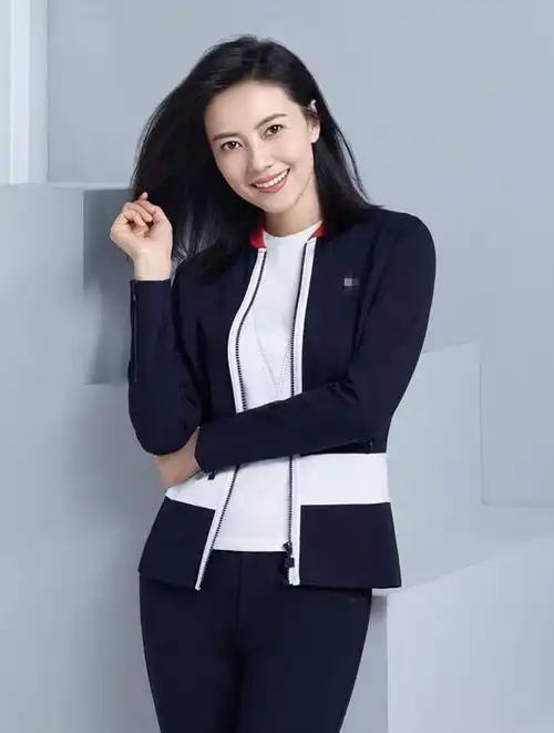 高圆圆时尚运动清新写真