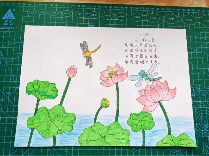 古诗配画小池古诗配画