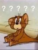 猫和老鼠jerry问号表情包图片