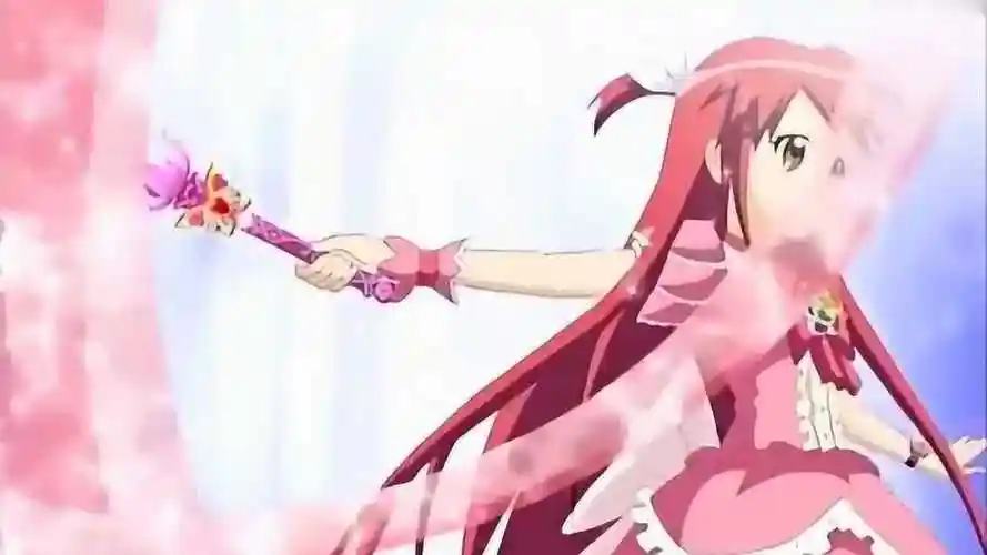 巴啦啦小魔仙彩虹心石版本的美琪美雪变身看起来萝莉风十足吧