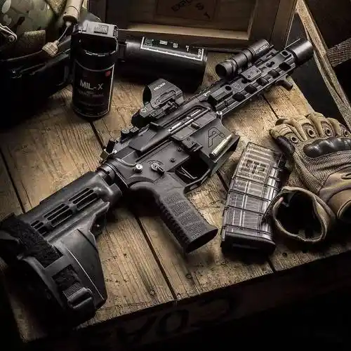 近乎于完美的拼装ar搭载了aeroprecision公司配件的枪械美图