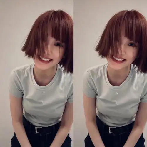 杨丞琳发文晒短发照齐刘海厚切真时髦挺有人偶娃娃的范儿