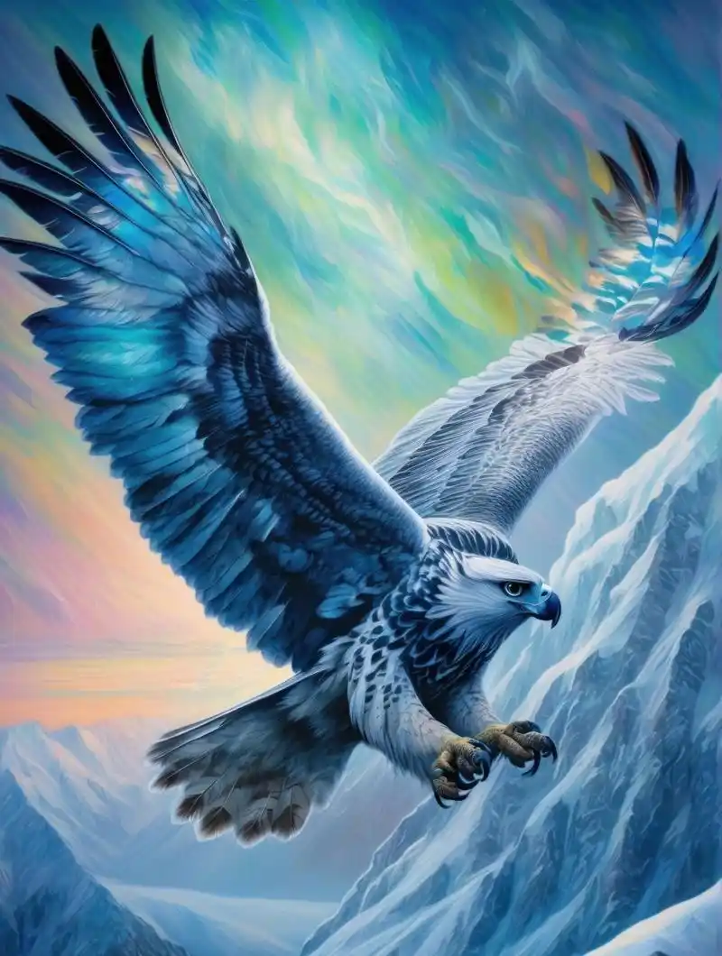 神鹰7515展翅张翼可凌云,尖爪利喙慑雀魂,鸣击长空傲环宇,扶摇直