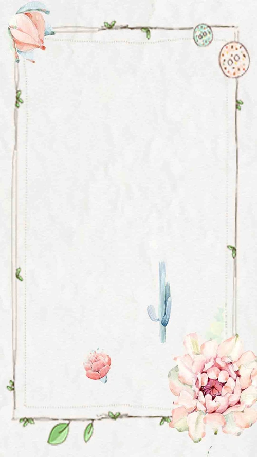 简约小清新花卉上新海报背景图