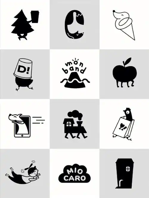 有趣的logo图形太加分啦!|||设计是一件值得做一辈子的事情.