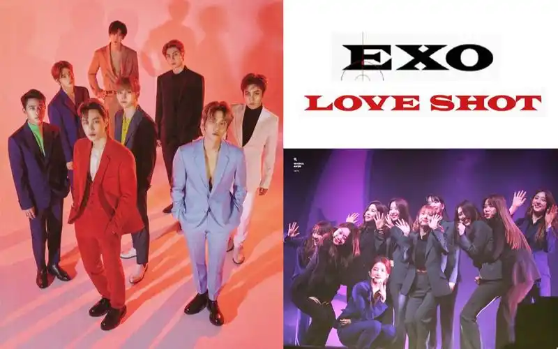 【love shot练习室版本】exo&宇宙少女对比