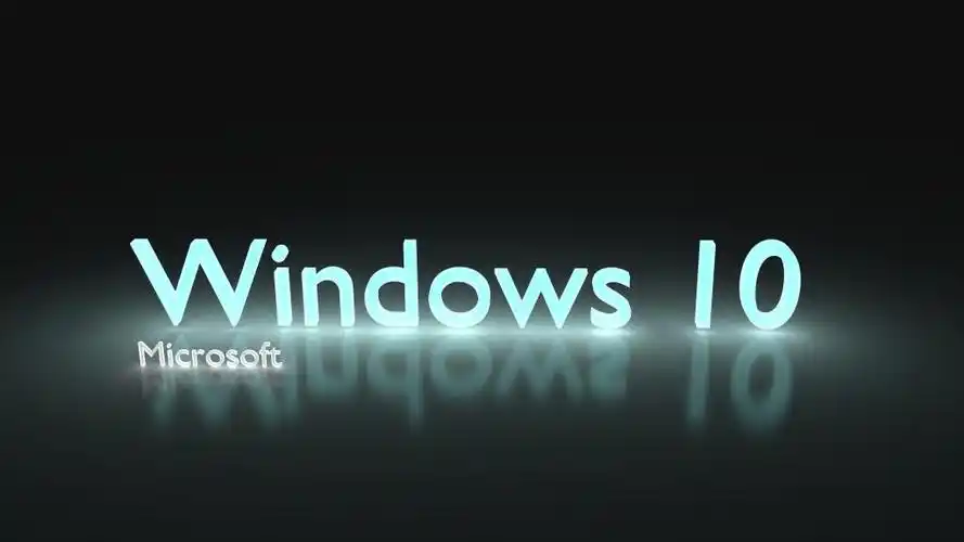 windows 10发光的淡蓝色4k超高清壁纸和背景图像