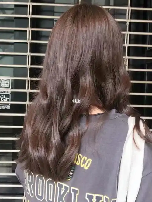 冬天的焦糖栗子色头发