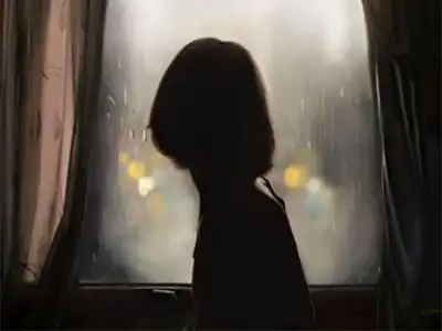 听雨任雨玲窗外下起了雨我守候在屏前静静地聆听听雨滴滴落在花瓣上守