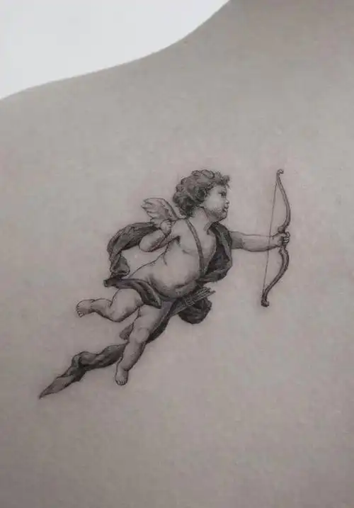 女神最爱的一组守护天使纹身图片