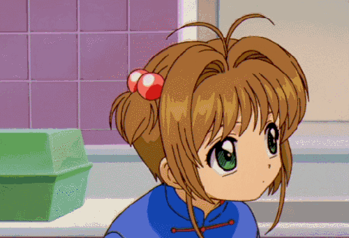 百变小樱gif害羞gif脸红gif捂脸gif