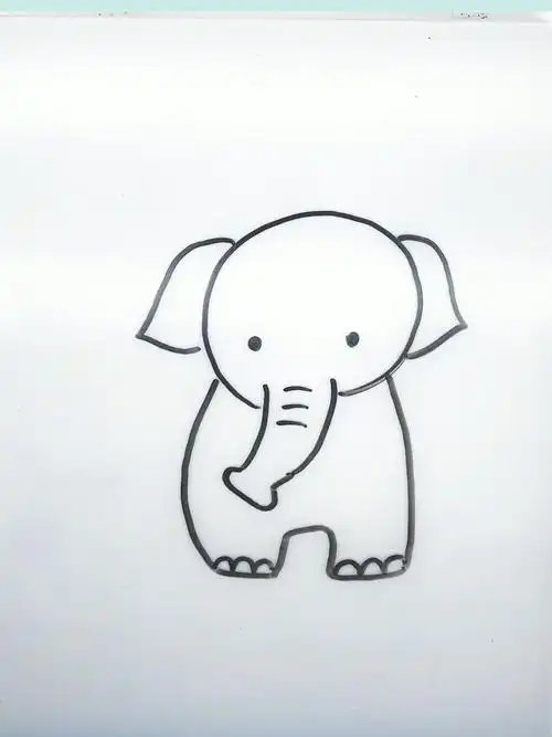 大象简笔画