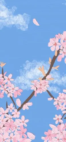 素材 ins 韩系 可爱 简约 手绘 动漫 锁屏 屏保 卡通 背景 纯色