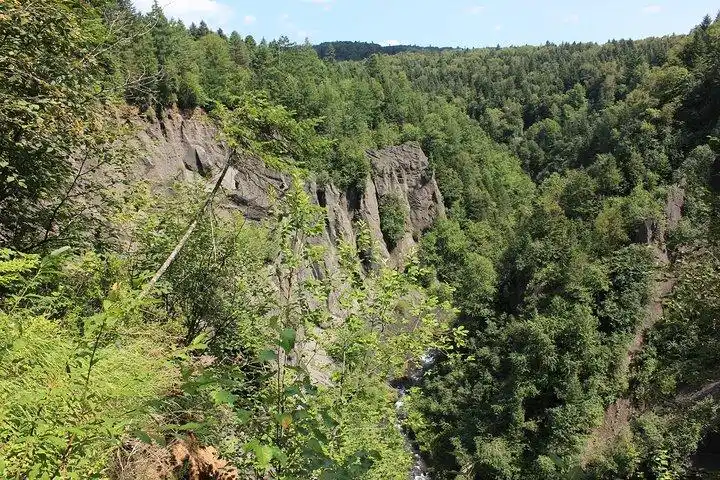 2018长白山大峡谷游玩攻略,还有成群结队的松鼠, 原始风.