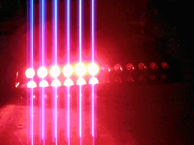 美蒂亚新款led汽车爆闪警示灯升级款高亮聚光铲子形爆