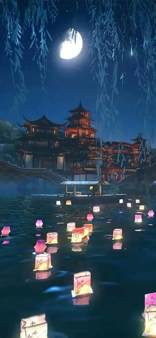 有哪些好看的古风二次元人物或背景? - 石塘网