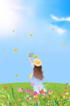 唯美清新女人背影jpgpsd像素:1890 x 2835格式: psd文艺文字彩色几何