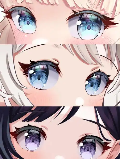 板绘临摹二次元眼睛的详细画法教程来啦