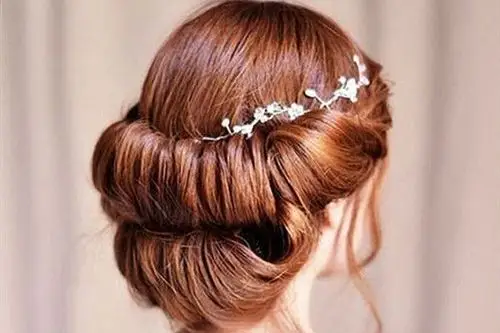 婚礼妈妈发型盘发图片