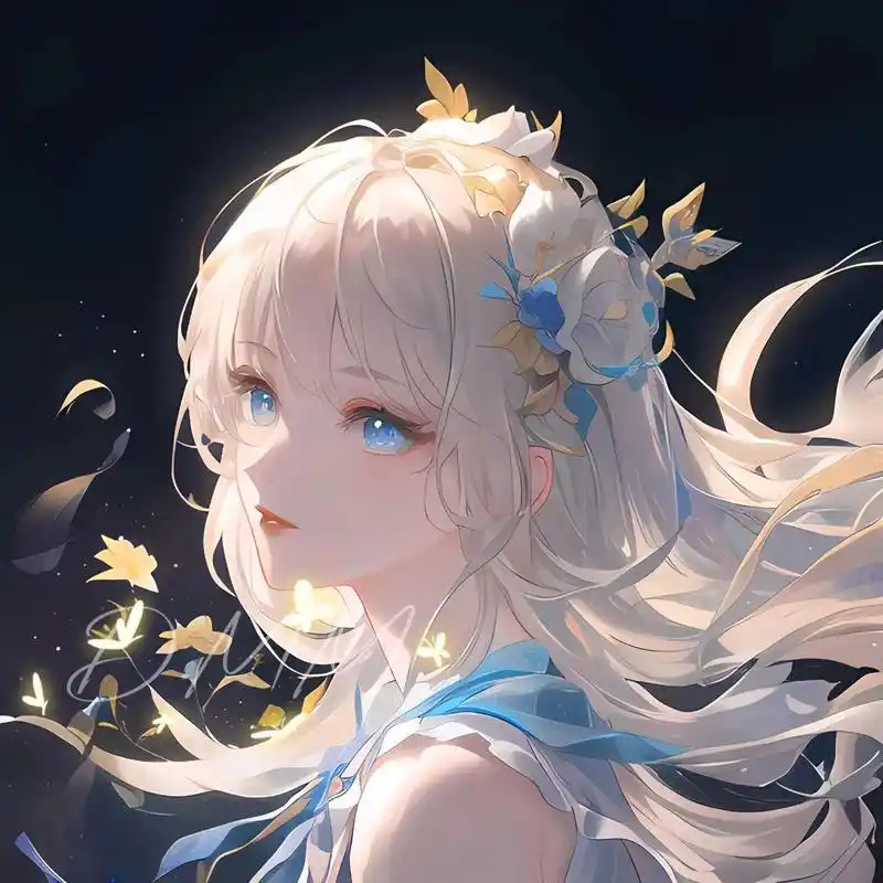 动漫闺蜜头像78 独一无二|好看绝美高冷一对     由无界ai生成