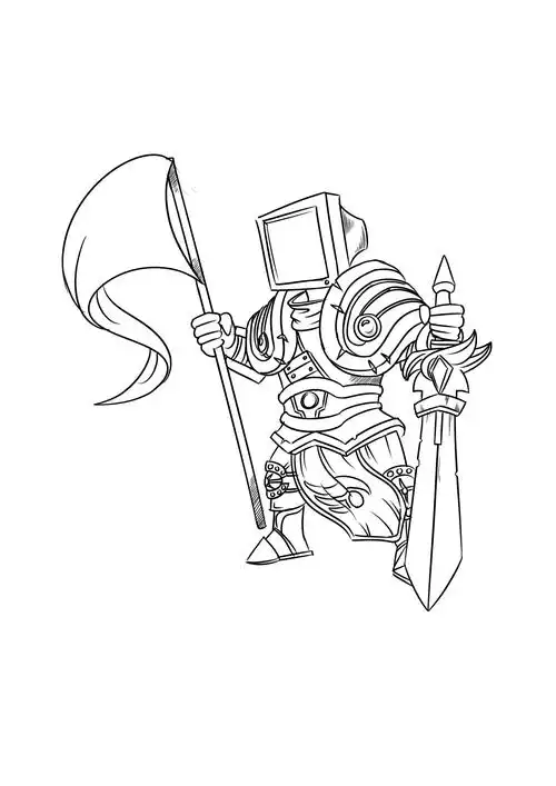 饭碗日记:饭碗&lol(盖伦)|插画|商业插画|饭饭饭饭碗日记 - 原创作品