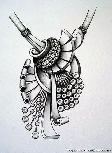 手绘,手绘,设计图,珠宝,首饰,accessories@北坤人素材