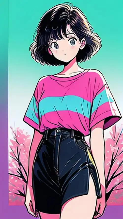 古早日漫风壁纸🌸,感受樱花盛开的美丽🌸